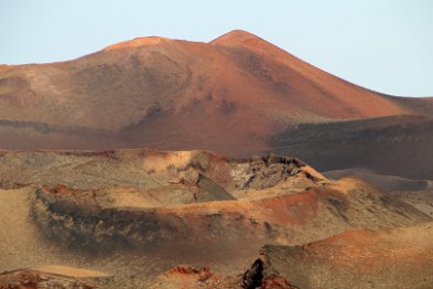 Caldera in den Montañas de fuego