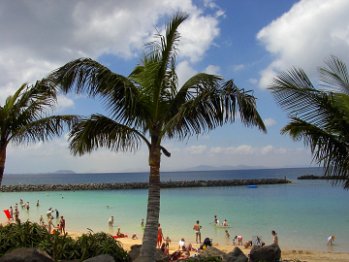 Urlaubsreif? Playa Blanca, am Horizont Fuerteventura