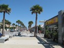 Marseillan-Plage, die neu gestaltete Avenue de la Mediterranée