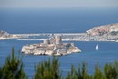 Marseille, Blick zum Chateau d' If